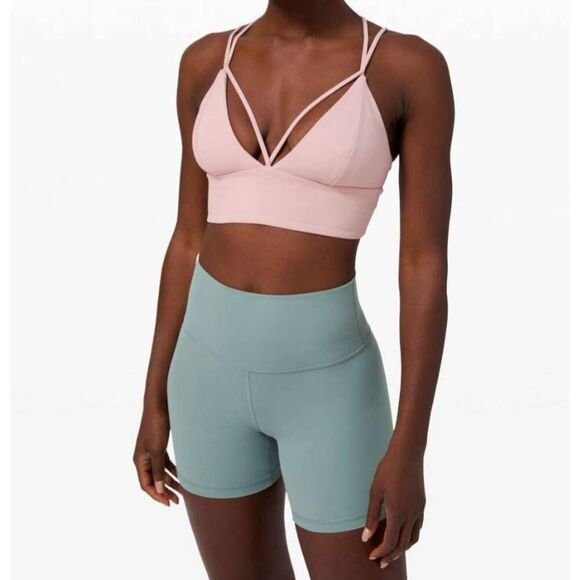 LULULEMON ATHLETICA Pushing Limits Bra 'Light Support, A/B Cup Size 4 - Picture 1 of 9